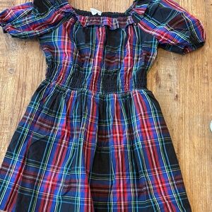 Crewcuts Plaid Dress - Red, Blue, and Green